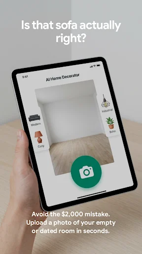 AI Home Decorator डाउनलोड करें – अपने कमरे को AI से सजाएं - Screenshot 19