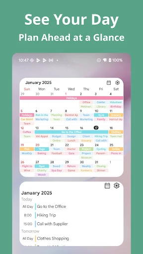 Simple Calendar डाउनलोड करें – व्यवस्थित रहें और रिमाइंडर सेट करें - Screenshot 2