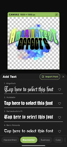xCanvas 2 – AI Fonts Lettering डाउनलोड करें | सर्वश्रेष्ठ लोगो मेकर - Screenshot 4