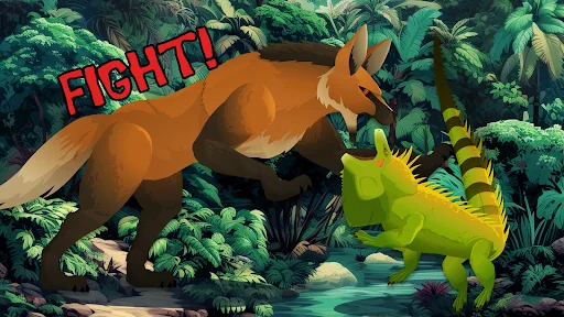 Tiger Fights Lion: Forest War डाउनलोड करें – जंगल की महागाथा - Screenshot 3
