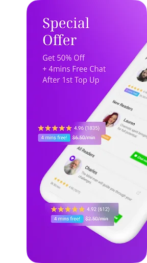 LifeReader Psychics & Tarot डाउनलोड करें – ऑनलाइन ज्योतिष और टैरो - Screenshot 6