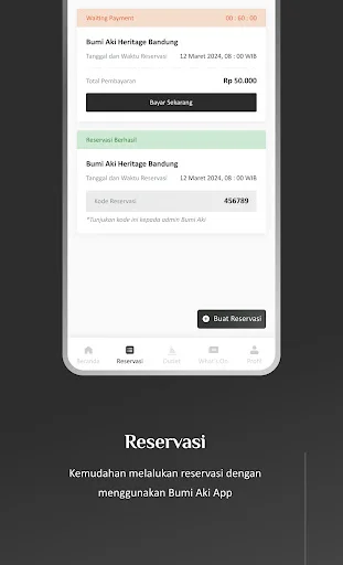 Bumi Aki App डाउनलोड करें – आसान ऑनलाइन टेबल रिजर्वेशन - Screenshot 2