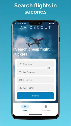 AvioScout डाउनलोड करें – सस्ती फ्लाइट और होटल बुकिंग ऐप - Screenshot 1