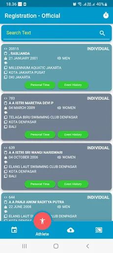 Innotex SwimPro डाउनलोड करें – स्विमिंग रजिस्ट्रेशन के लिए सर्वश्रेष्ठ ऐप - Screenshot 2