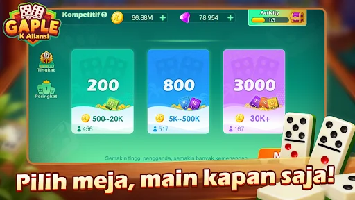 K Aliansi Gaple – Domino Online डाउनलोड करें | सर्वश्रेष्ठ इंडोनेशियन गेम - Screenshot 1