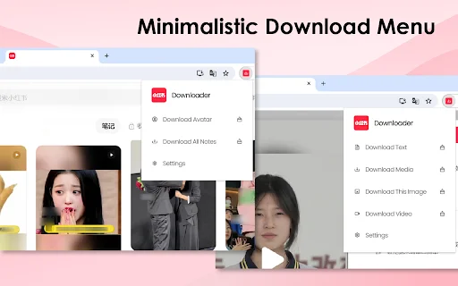 RedNote Downloader डाउनलोड करें – Xiaohongshu वीडियो और फोटो सेव करें - Screenshot 1