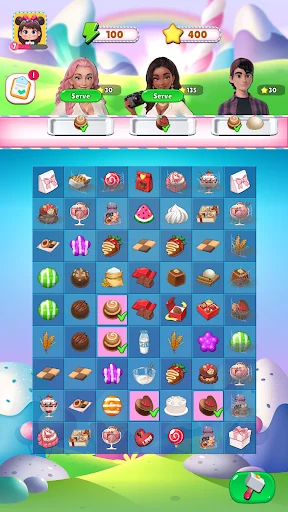 Sweet Merge Land डाउनलोड करें – मिठाई का साम्राज्य बनाएँ - Screenshot 1