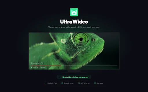 UltraWideo डाउनलोड करें – वीडियो से ब्लैक बार हटाएँ और फुल स्क्रीन का आनंद लें - Screenshot 1