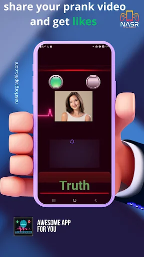 Lie and Truth Detector Prank डाउनलोड करें – मज़ेदार प्रैंक ऐप - Screenshot 1