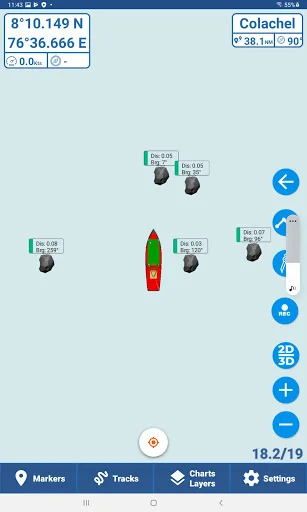 Kadal Map – Marine Navigation डाउनलोड करें – मछुआरों के लिए बेहतरीन नेविगेशन ऐप - Screenshot 9