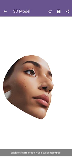 3D Face Model Maker डाउनलोड करें – अपना चेहरा 3D में बदलें - Screenshot 3