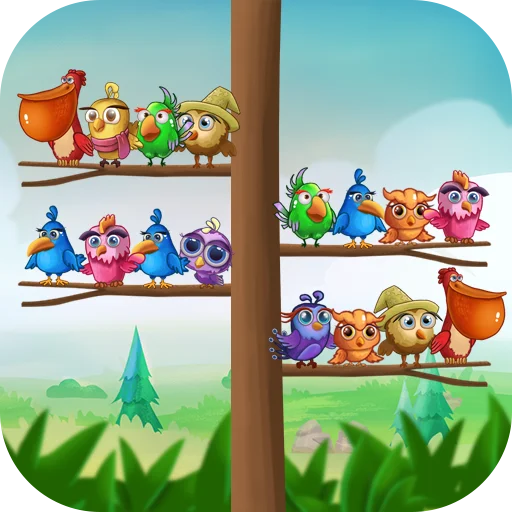Bird Sort: Color Puzzle Master डाउनलोड करें – रंगीन पहेली गेम