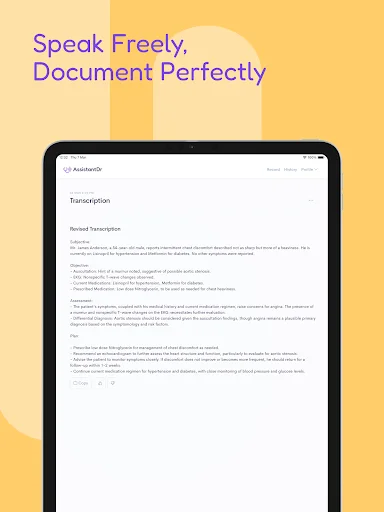 Assistant Dr. डाउनलोड करें – AI मेडिकल स्क्राइब और SOAP नोट्स - Screenshot 18