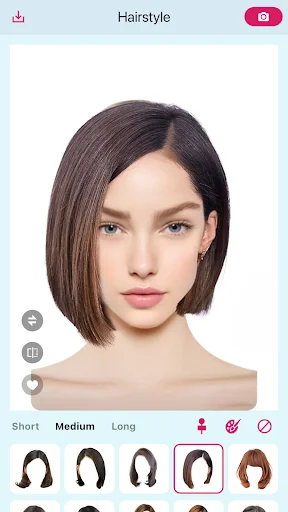 Hairstyle Try On – AI Haircut डाउनलोड करें – अपना हेयरस्टाइल बदलें - Screenshot 20