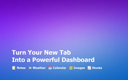 New Tab Widgets डाउनलोड करें – अपना पर्सनल डैशबोर्ड बनाएँ - Screenshot 1