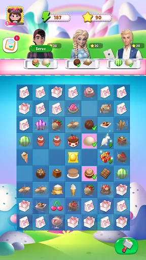 Sweet Merge Land डाउनलोड करें – मिठाई का साम्राज्य बनाएँ - Screenshot 6