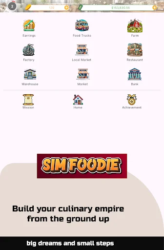 SimFoodie: Idle Business Sim डाउनलोड करें – बिज़नेस मैनेजमेंट गेम - Screenshot 17
