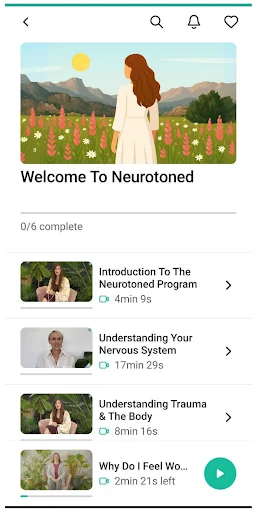Neurotoned डाउनलोड करें – मानसिक स्वास्थ्य और रिकवरी ऐप - Screenshot 7