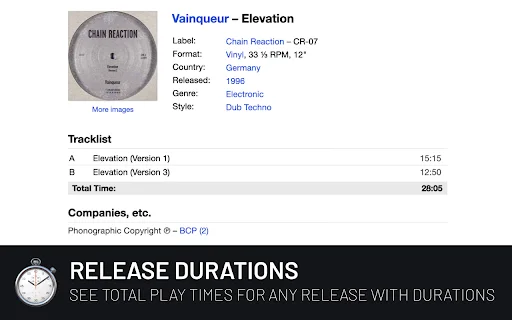 Discogs Enhancer डाउनलोड करें – डिस्कॉग्स के लिए डार्क मोड और एडवांस टूल्स - Screenshot 5