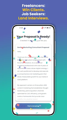 Proposaic: Cover Letter Writer डाउनलोड करें – AI जॉब आवेदन - Screenshot 7