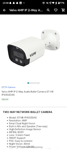 Velvu ऐप डाउनलोड करें – सुरक्षा उपकरणों के लिए सबसे बड़ी रेंज - Screenshot 4