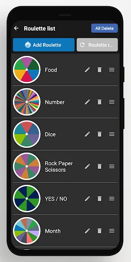 Decision Roulette – Random डाउनलोड करें – निर्णय लेने वाला बेहतरीन ऐप - Screenshot 7