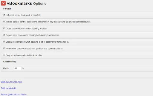 vBookmarks डाउनलोड करें – Chrome के लिए बेहतरीन बुकमार्क मैनेजर - Screenshot 2