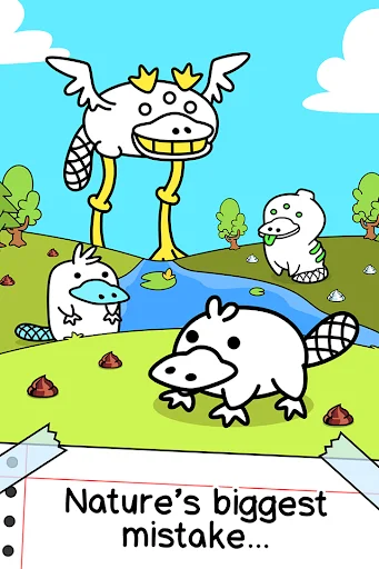 Platypus Evolution डाउनलोड करें – मजेदार मर्ज और आइडल गेम - Screenshot 1