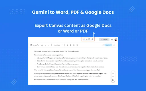 AI Chat to Word, PDF & Google Docs डाउनलोड करें – Gemini एक्सपोर्ट - Screenshot 5