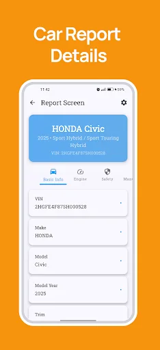 VIN Code Scanner डाउनलोड करें – कार विवरण और इतिहास चेक करें - Screenshot 3