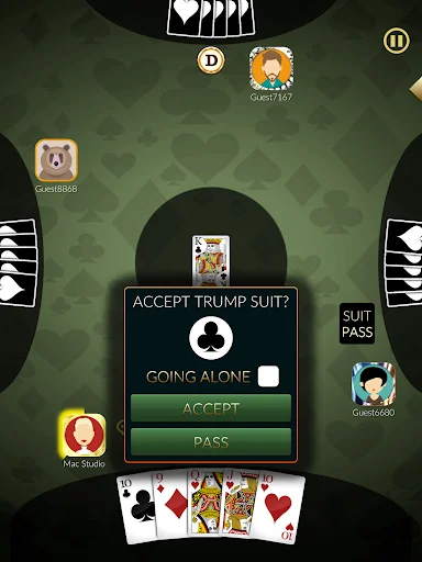 Euchre Ultimate डाउनलोड करें – दोस्तों के साथ ऑनलाइन कार्ड गेम - Screenshot 16