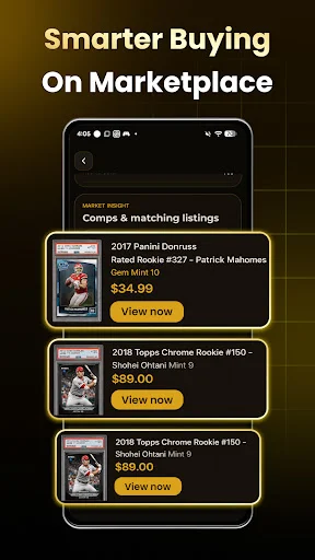 Sports Card Value Scanner डाउनलोड करें – स्पोर्ट्स कार्ड्स की कीमत जानें - Screenshot 5