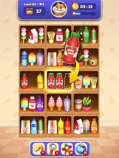 Sort Em! Triple Goods डाउनलोड करें – मजेदार 3D सॉर्टिंग गेम - Screenshot 8