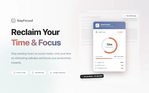 StayFocusd डाउनलोड करें – अपनी उत्पादकता बढ़ाएं और ध्यान केंद्रित करें - Screenshot 1
