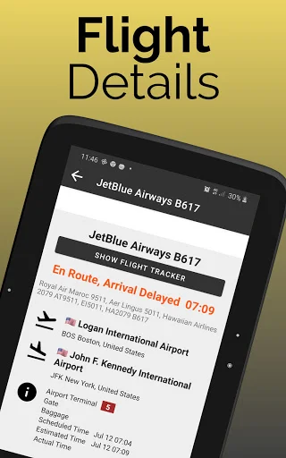 Fort Lauderdale Flights डाउनलोड करें – लाइव फ्लाइट अपडेट्स - Screenshot 17