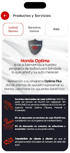 Honda Optima डाउनलोड करें – बेहतरीन ऑटोमोटिव प्रबंधन ऐप - Screenshot 5