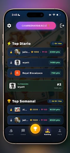 Truco Argentino y Uruguayo डाउनलोड करें – दोस्तों के साथ ऑनलाइन खेलें - Screenshot 7