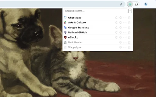 One Click Extensions Manager डाउनलोड करें – ब्राउज़र विस्तार प्रबंधित करें - Screenshot 1