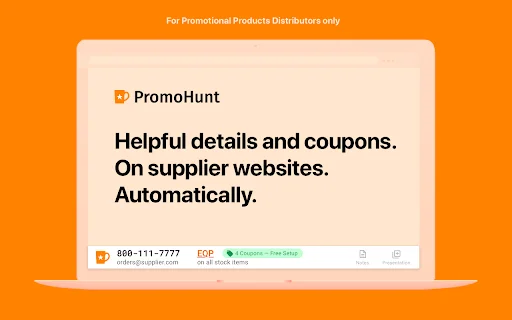 PromoHunt Chrome Extension डाउनलोड करें – प्रोमोशनल प्रोडक्ट टूल - Screenshot 1