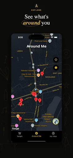 Accraaa डाउनलोड करें – घाना की नाइटलाइफ़ और डाइनिंग गाइड - Screenshot 2