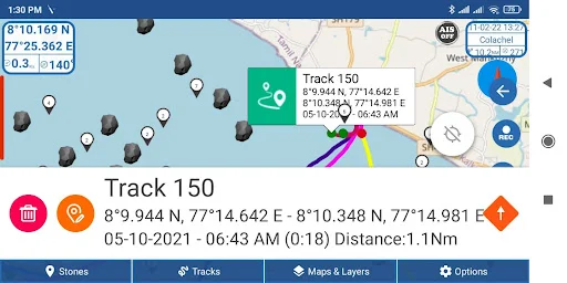 Kadal Map – Marine Navigation डाउनलोड करें – मछुआरों के लिए बेहतरीन नेविगेशन ऐप - Screenshot 4