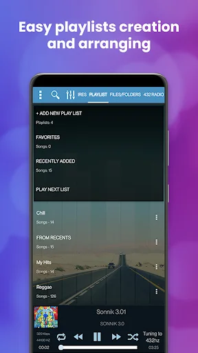 432 Player डाउनलोड करें – 432hz/528hz म्यूजिक प्लेयर का अनुभव लें - Screenshot 5
