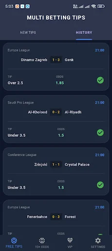 Multi Betting Tips Daily Win डाउनलोड करें – सटीक स्पोर्ट्स प्रेडिक्शन - Screenshot 4