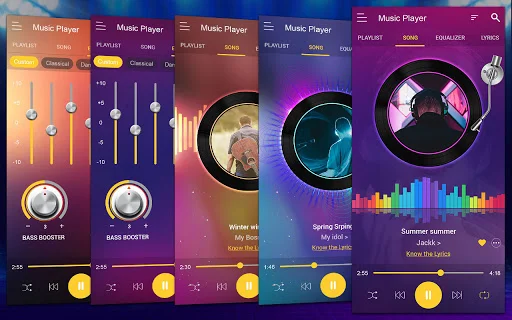 Music Player – MP3 Player डाउनलोड करें – उच्च गुणवत्ता और EQ - Screenshot 2