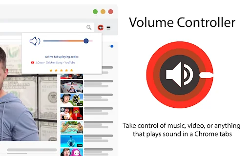 Volume Controller डाउनलोड करें – Chrome के लिए बेस्ट साउंड बूस्टर - Screenshot 1
