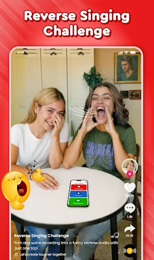 Reverse Play : Sing Challenge डाउनलोड करें – मजेदार वॉयस रिवर्स ऐप - Screenshot 8