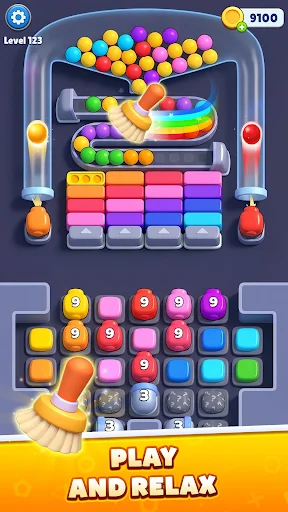 Color Beads Drop डाउनलोड करें – मजेदार कलर सॉर्टिंग पहेली गेम - Screenshot 7