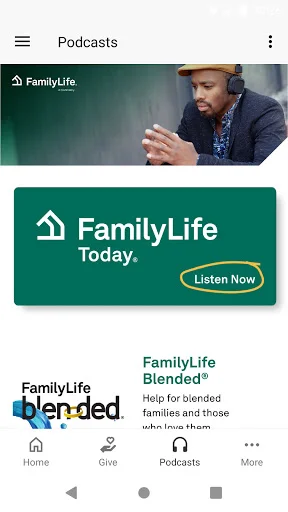 FamilyLife ऐप डाउनलोड करें – प्रेरणादायक पॉडकास्ट और भक्ति सामग्री - Screenshot 2