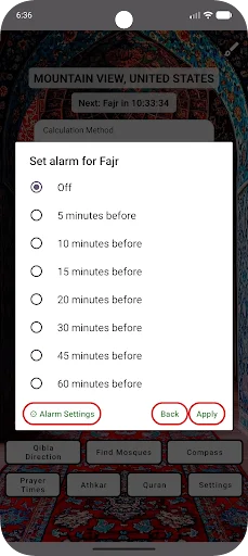 Qibla Finder, Quran & Mosques डाउनलोड करें – सटीक प्रार्थना समय - Screenshot 7