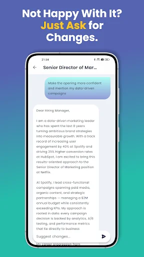 Proposaic: Cover Letter Writer डाउनलोड करें – AI जॉब आवेदन - Screenshot 3